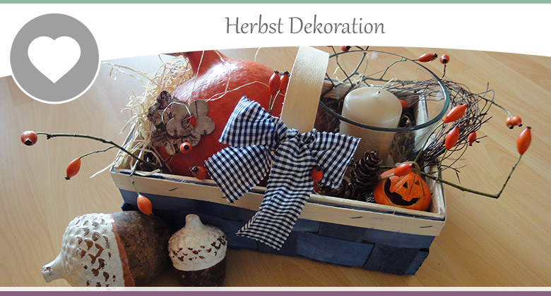 Herbst-Dekoration