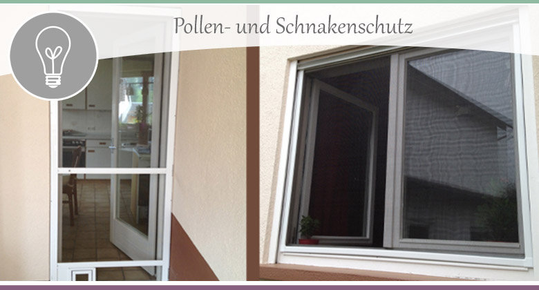 Pollen- und Schnakenschutz