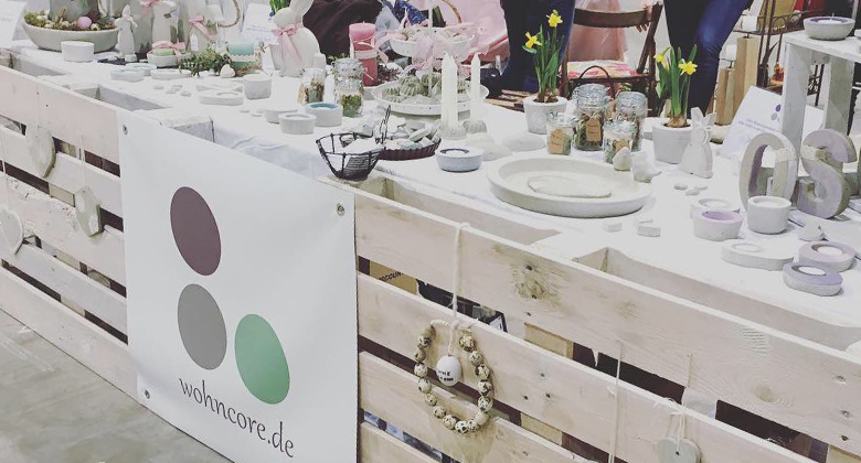 wohncore-Messestand-Kreativmarkt